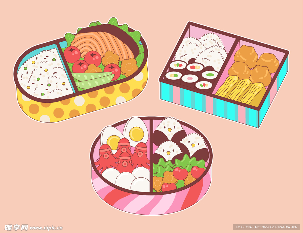 日料插画