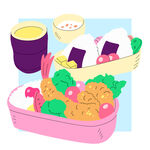 日料插画