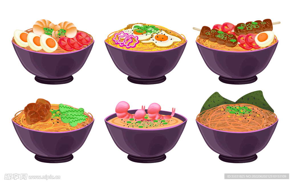 日料插画