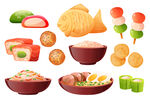 日料插画