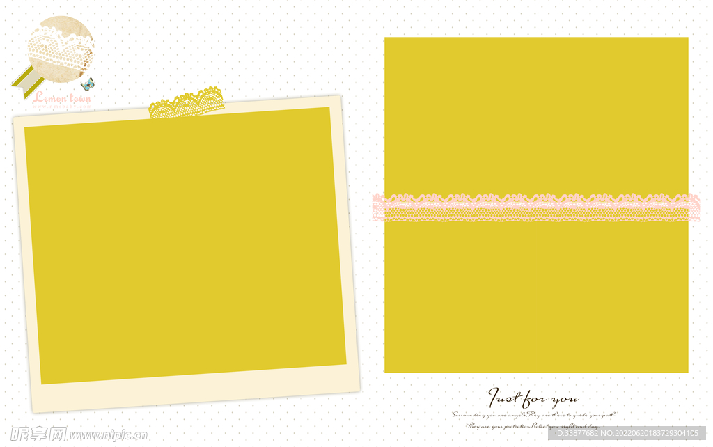 影楼相册模板儿童写真相册PSD