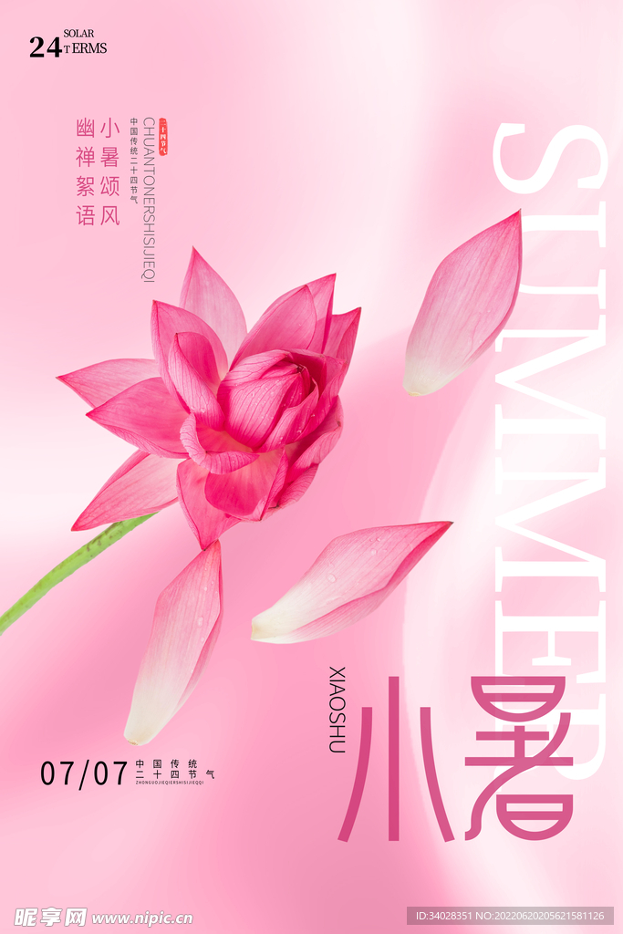 小暑海报