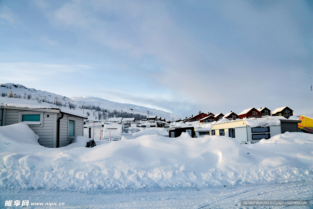 瑞典冬季雪景