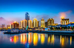青岛城市夜景中国