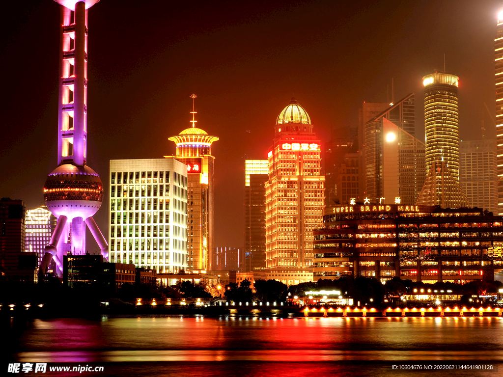 城市夜景图