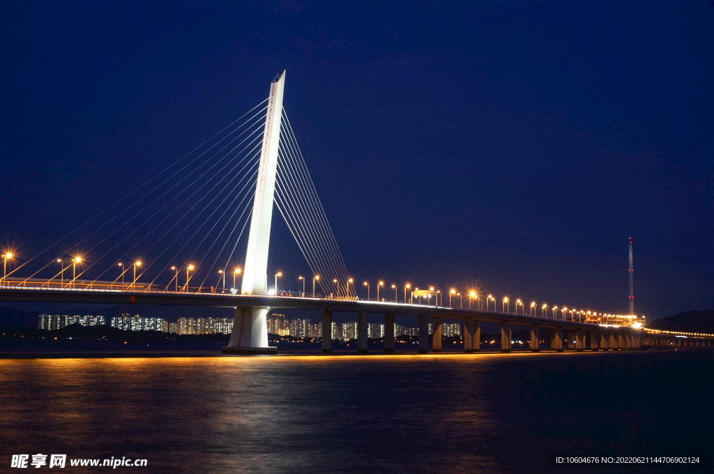 城市夜景图 