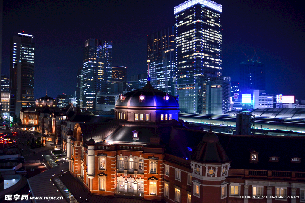 城市夜景图
