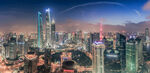 城市夜景图
