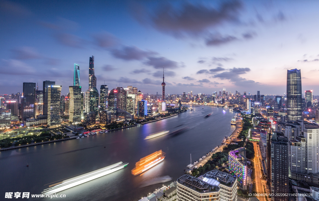 城市夜景图 