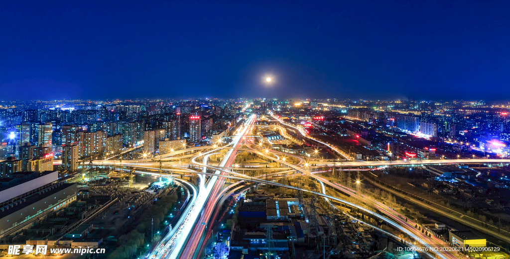 城市夜景图