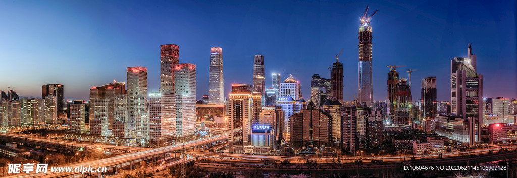 城市夜景图