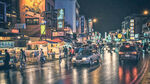 城市夜景图 