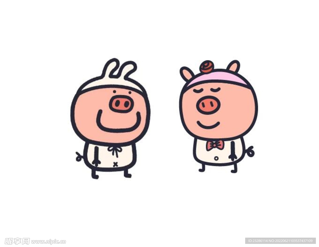 情侣猪