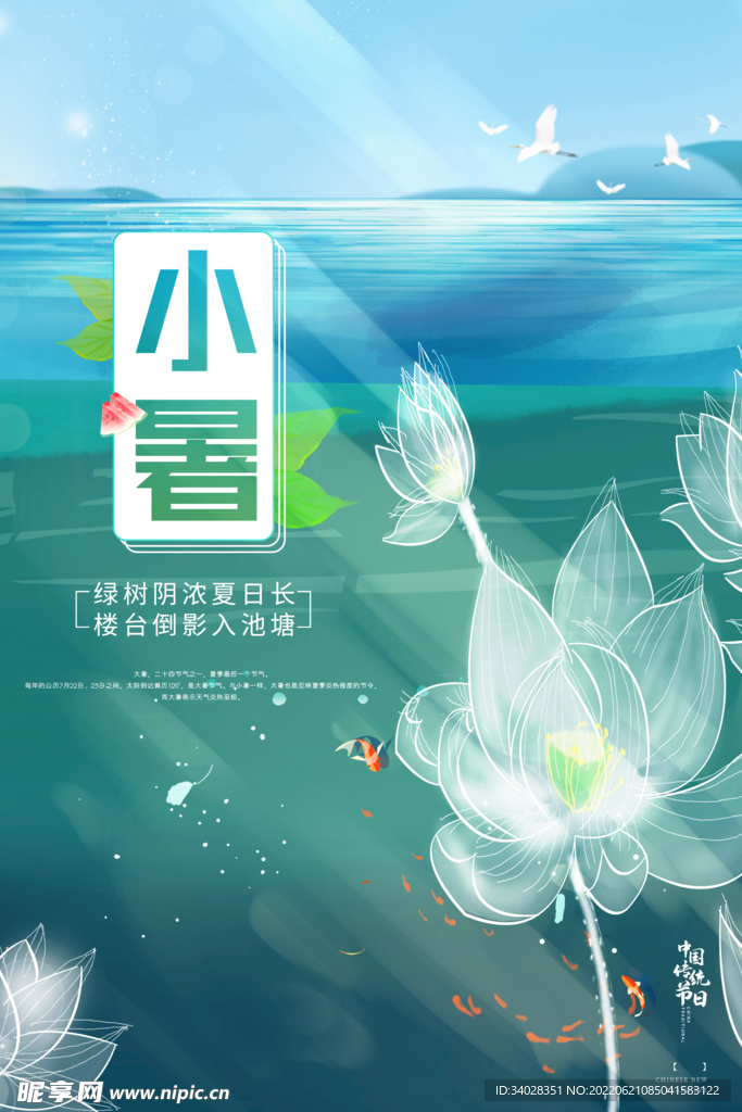 小暑海报