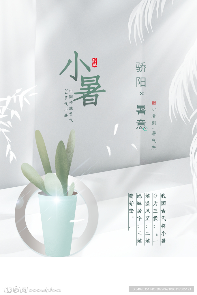 小暑海报
