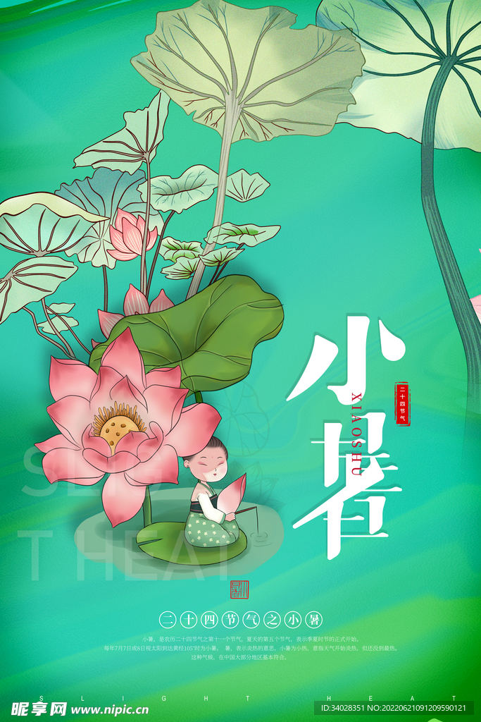 小暑海报