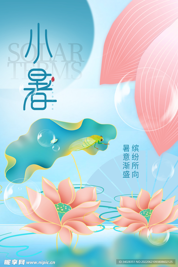 小暑海报