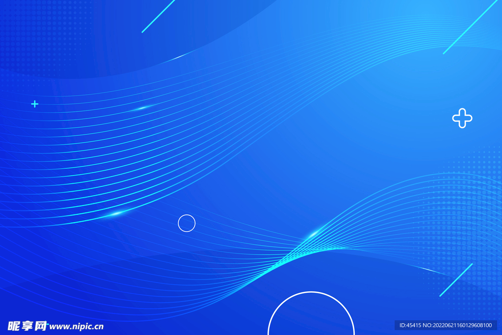 蓝色科技背景