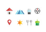 出行旅游图标icon