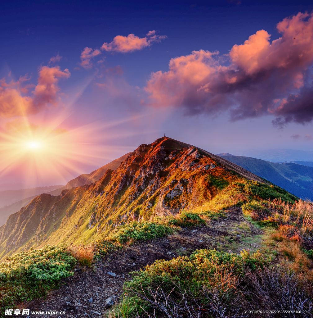 黄昏 山水风景  唯美风景  