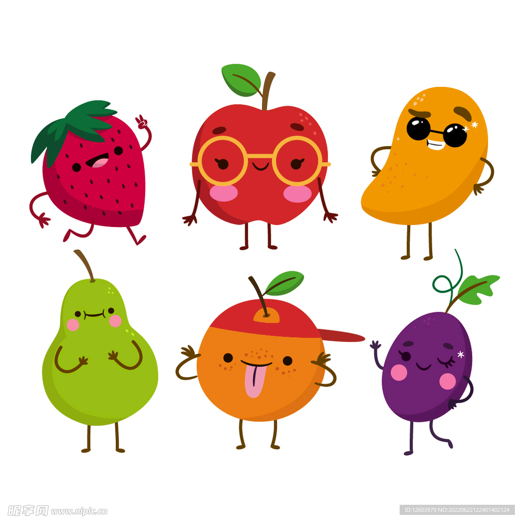 水果可爱表情