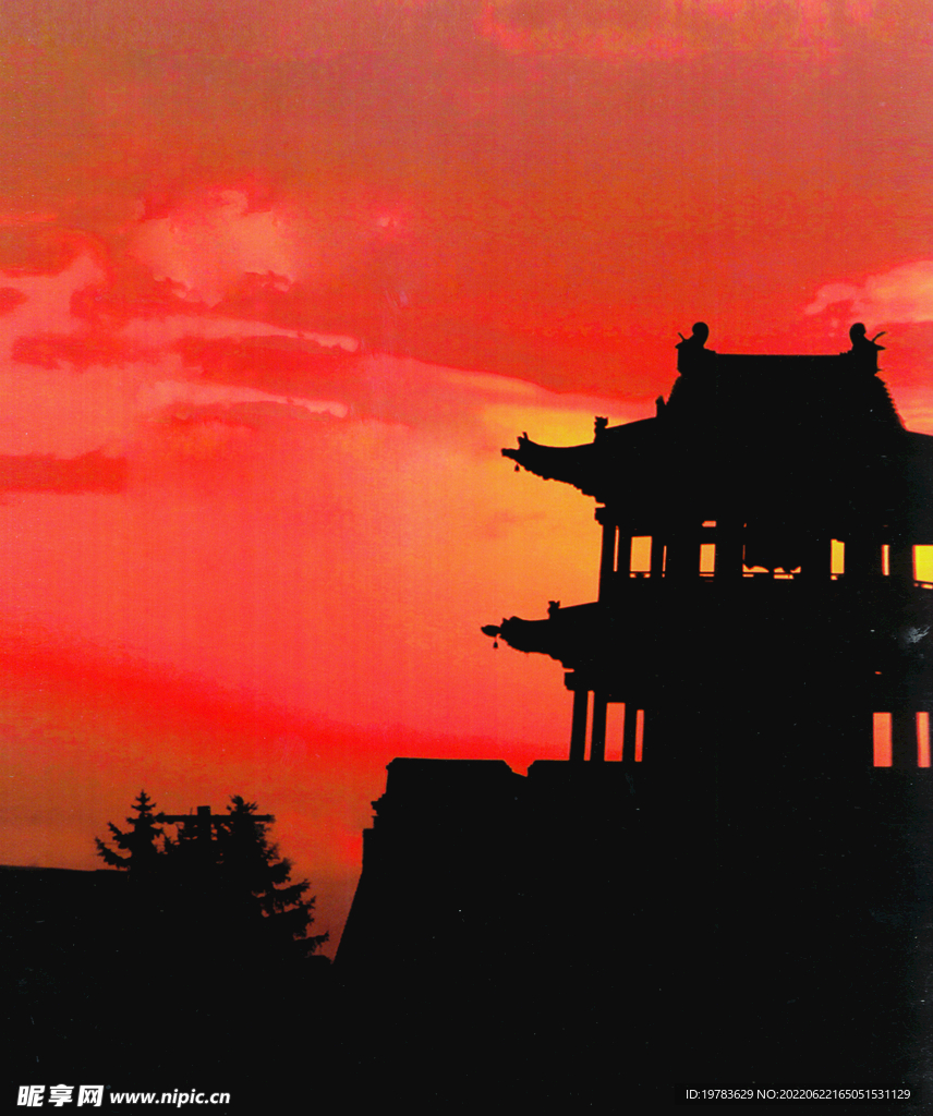 武威鼓钟楼晚景