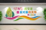 心理健康活动室文化墙