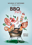 BBQ烧烤 红