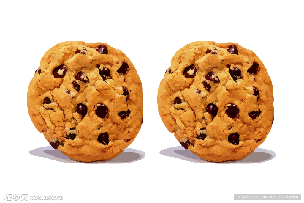 两块饼干