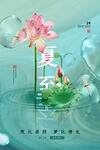 夏至图片海报插画