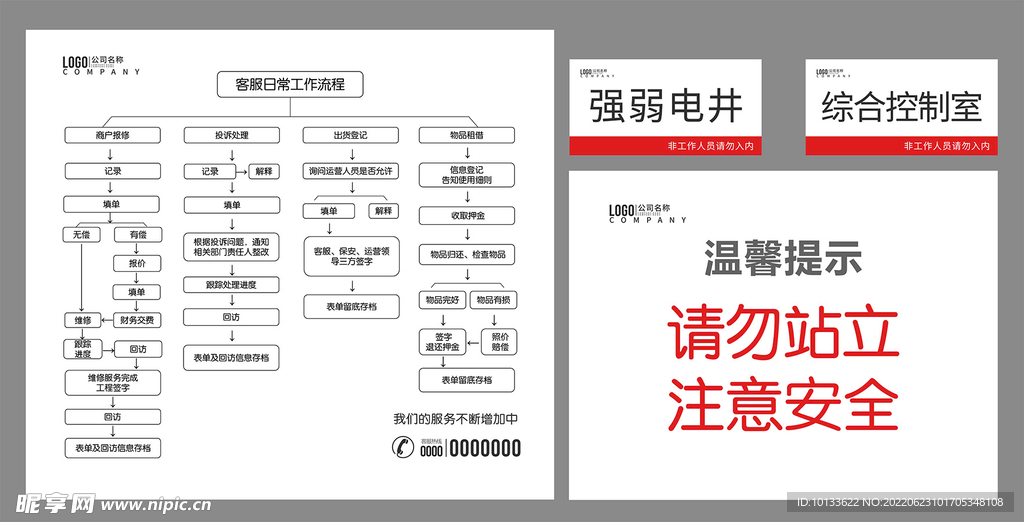 客服台流程