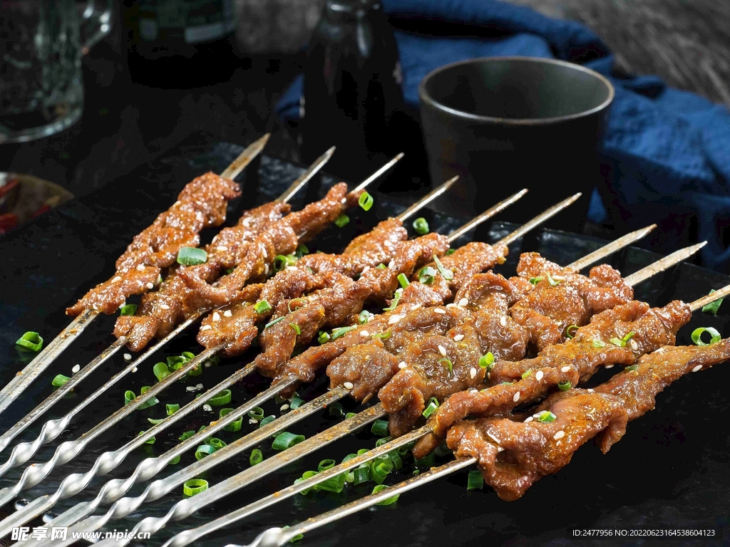 烤牛肉串