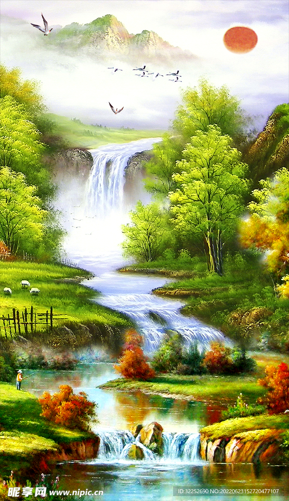 山水画 