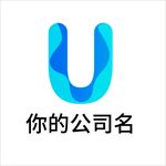 蓝色字母ulogo