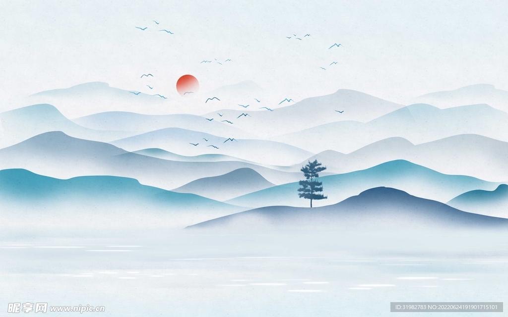 山水画