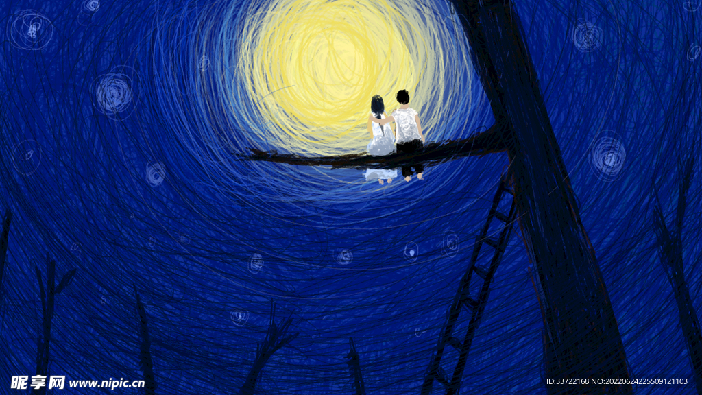 七夕插画