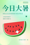 大暑海报