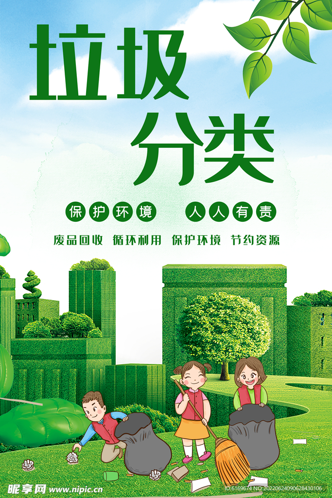 垃圾分类海报