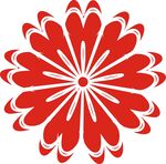 星形花朵花花纹底纹