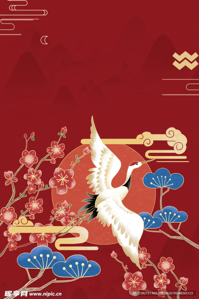 中国风   国潮   背景  