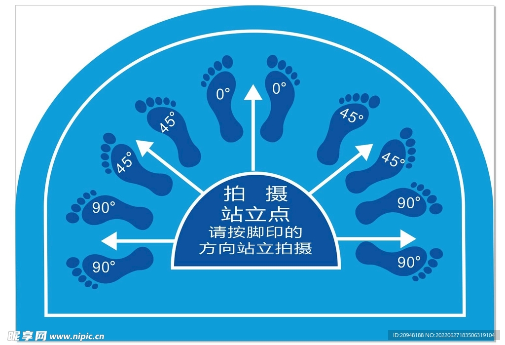 拍摄 站立点