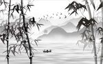 水墨画 
