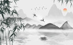 水墨画 