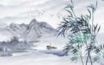 水墨画 
