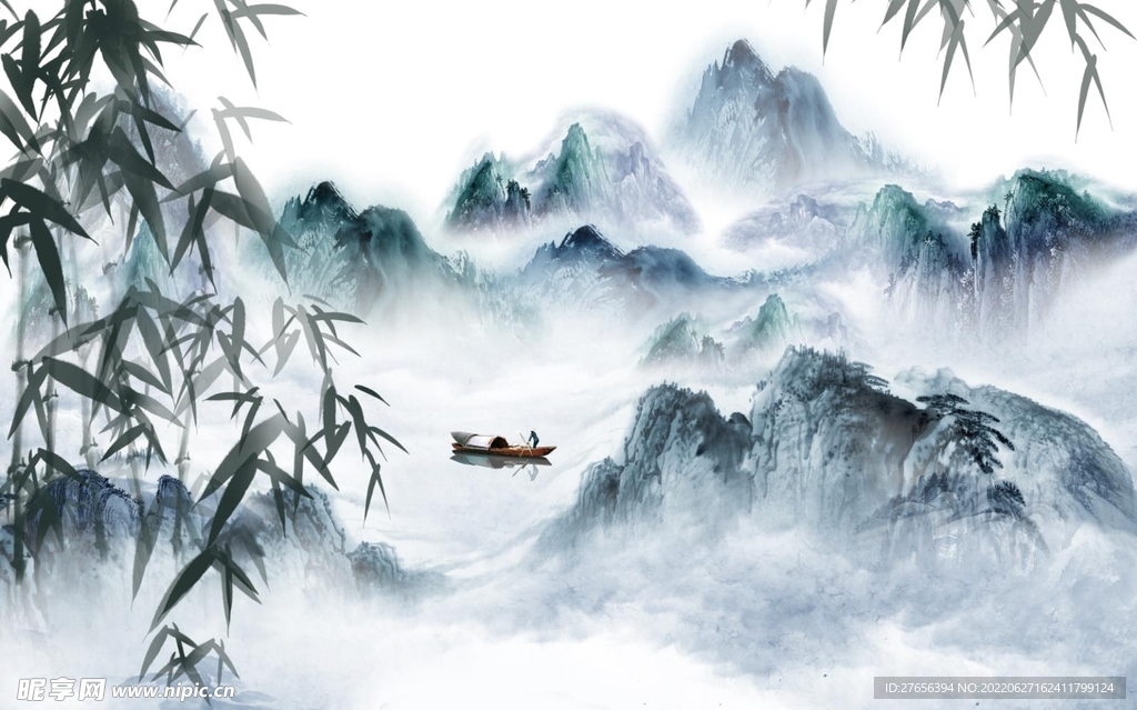 水墨画 