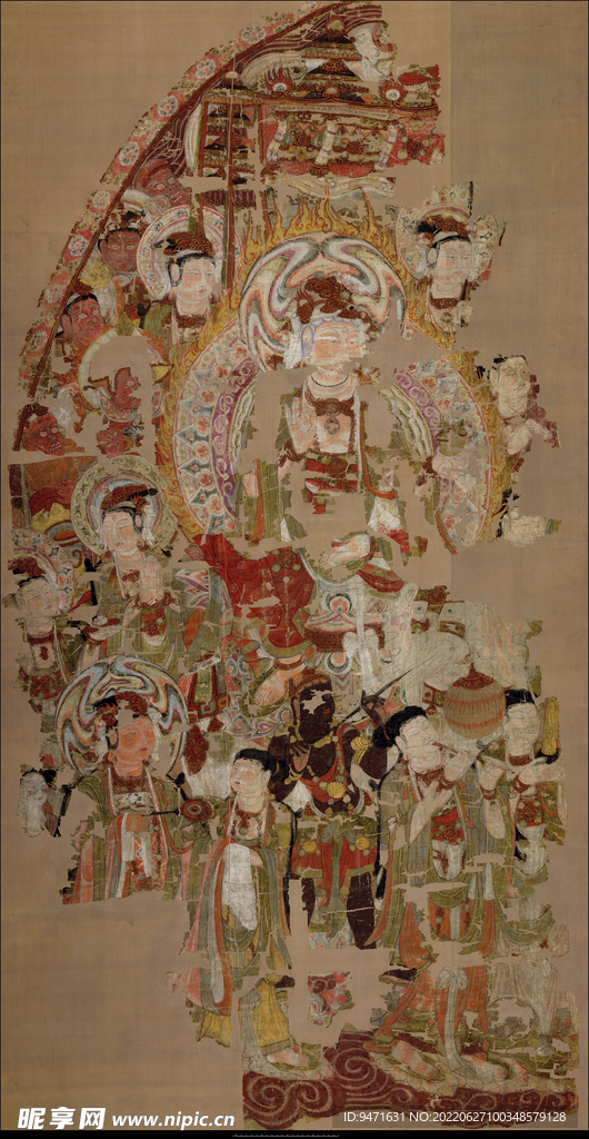 敦煌绢画  