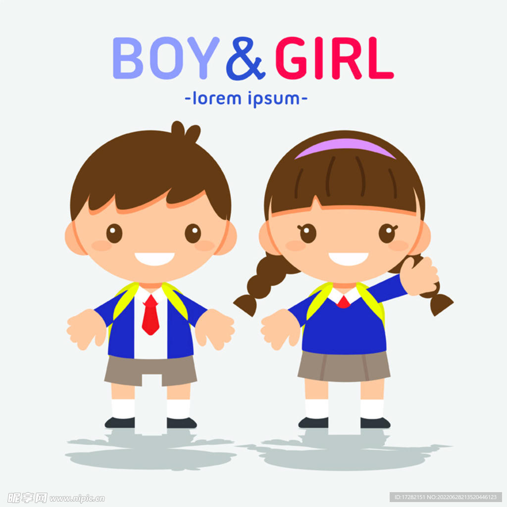 学生     儿童   卡通 