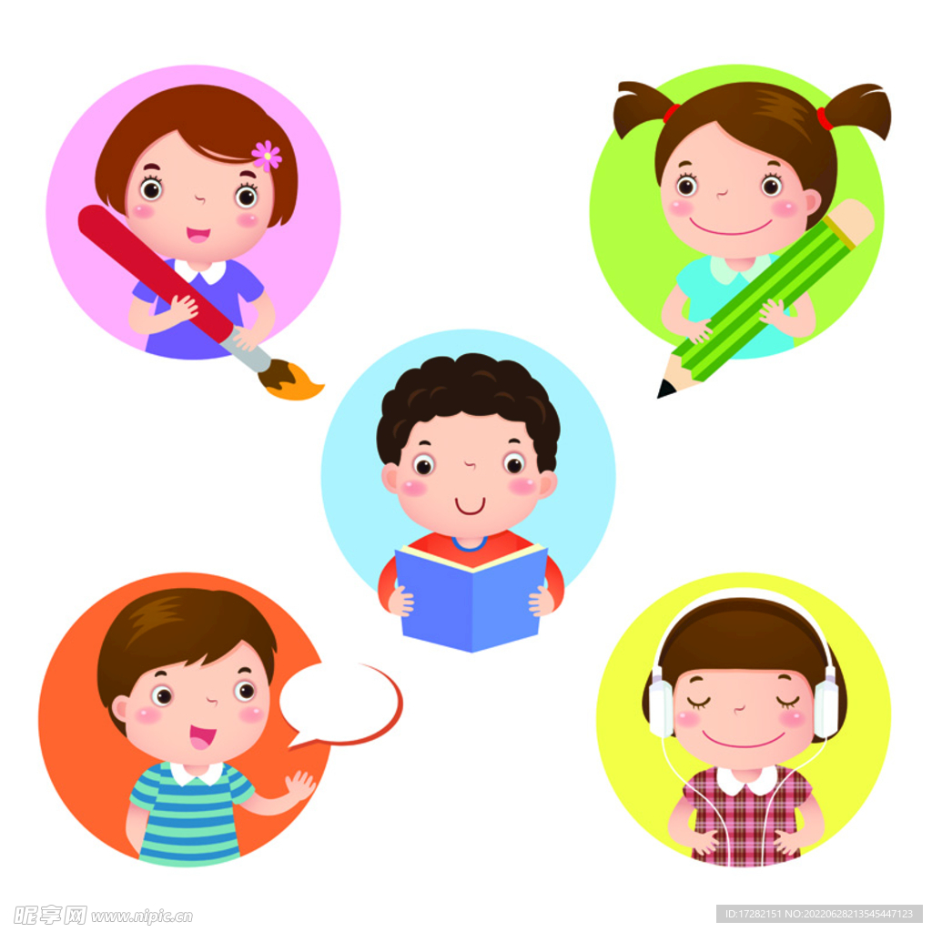 学生     儿童   卡通 