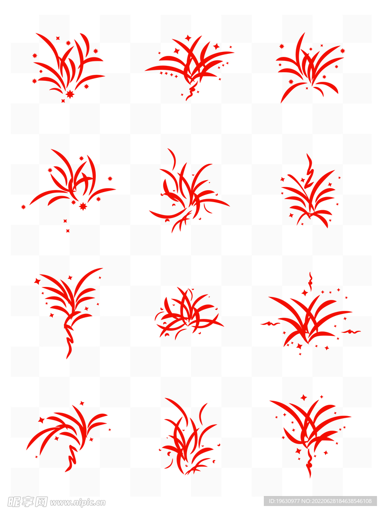 几何线条海报点缀