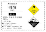 危化品硝酸标签